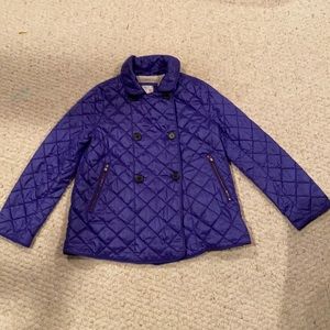 Girls Purple Crewcuts Jacket